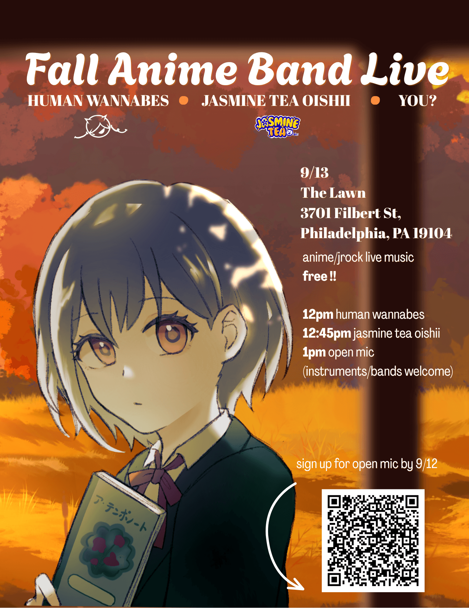 Fall Outdoor Live and Open Mic