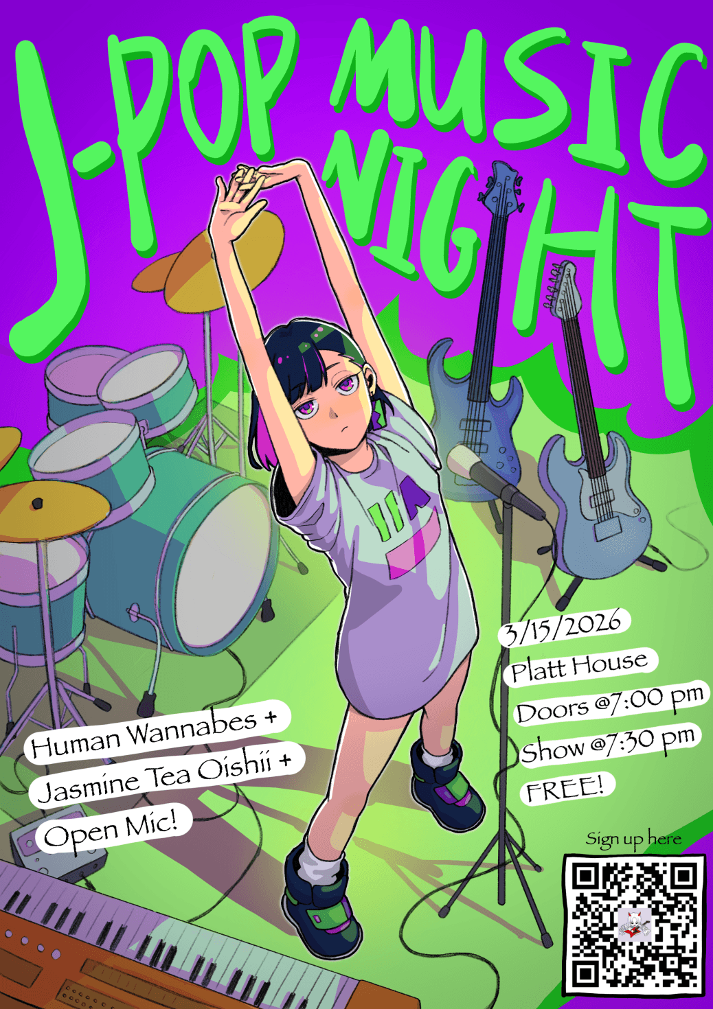 J-Rock & J-Pop Live and Open Mic